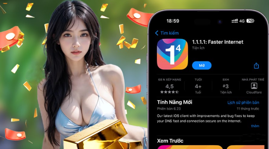 Hình ảnh quảng cáo của 267789 hiển thị nền tảng và các lợi ích